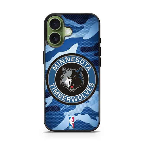 Minnesota Timberwolves Camo iPhone 17 Case