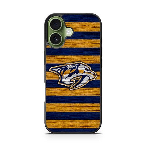 Nashville Predators Wooden Pattern iPhone 17 Case