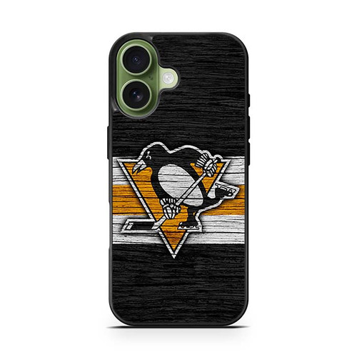 Pittsburgh Penguins Wooden Pattern iPhone 17 Case