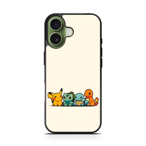 Pokemon Pikachu Bulbasaur Squirtle Charmander iPhone 17 Case