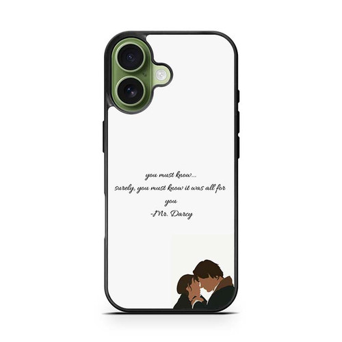 Pride and Prejudice Quote iPhone 17 Case