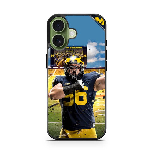 Ryan Glasgow Michigan Wolverines iPhone 17 Case