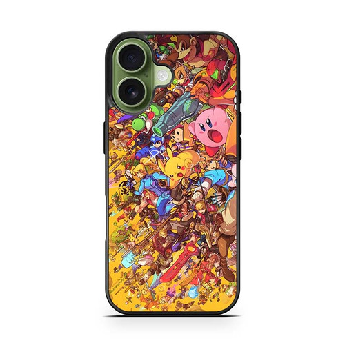 Super Smash Bros Ultimate Mural iPhone 17 Case
