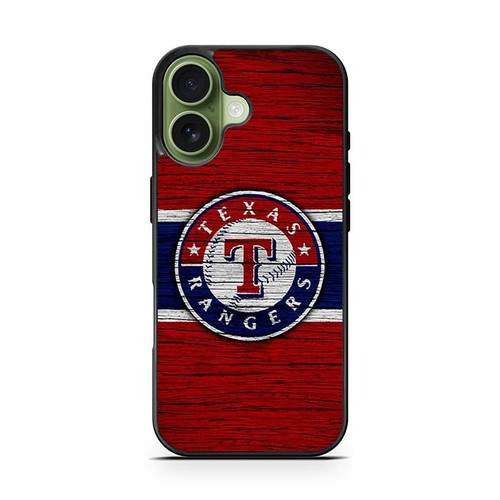 Texas Rangers Wooden Texture iPhone 17 Case