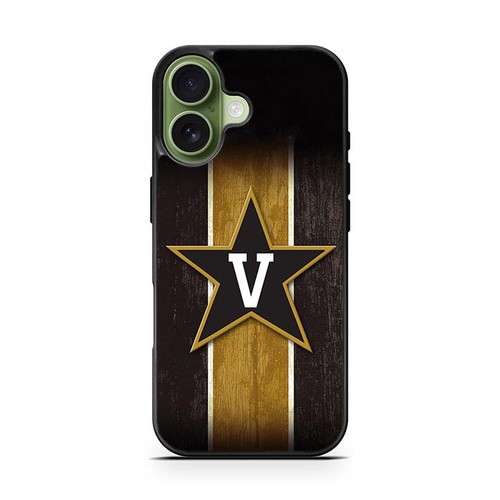 Vanderbilt Commodores Wooden Pattern iPhone 17 Case