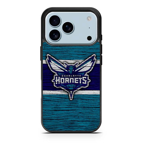 Charlotte Hornets Wooden Pattern iPhone 17 Pro Case