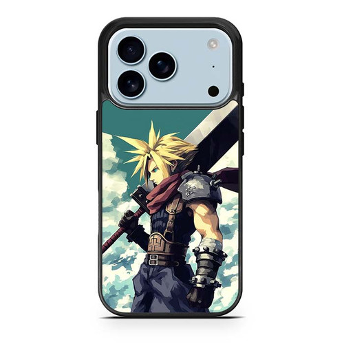 Cloud Strife Final Fantasy VII PS1 iPhone 17 Pro Case