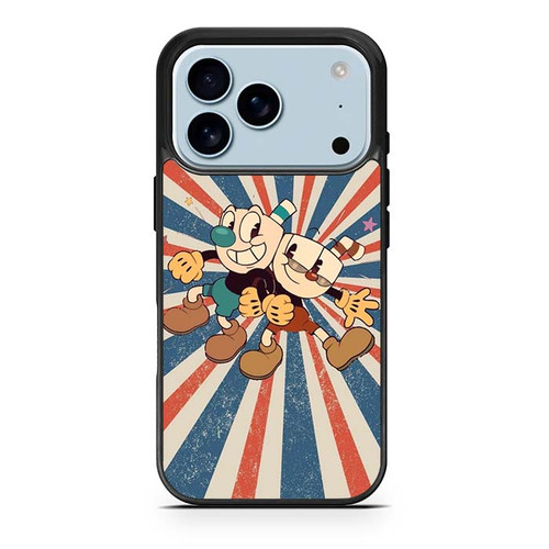 Cuphead and Mugman iPhone 17 Pro Case
