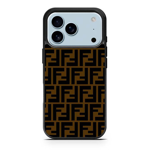 Fendi Brown iPhone 17 Pro Case