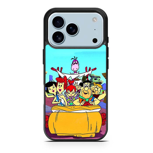Flintstone Characters iPhone 17 Pro Case