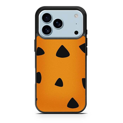 Flintstone Pattern iPhone 17 Pro Case