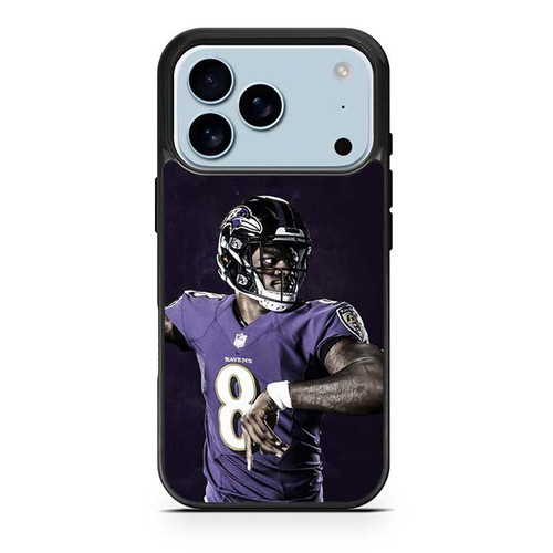 Lamar Jackson Baltimore Ravens 01 iPhone 17 Pro Case