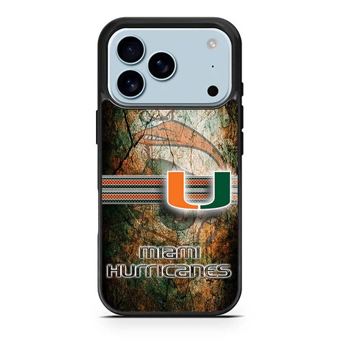 Miami Hurricanes 03 iPhone 17 Pro Case