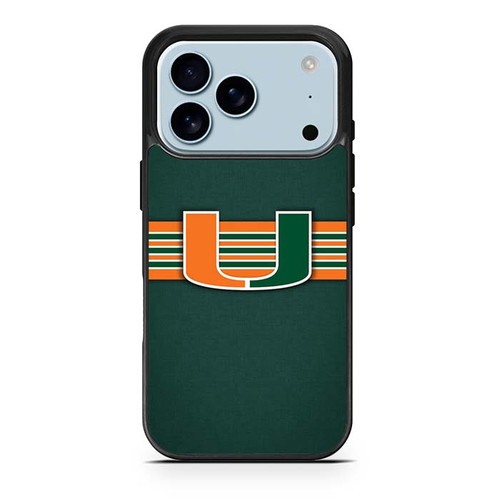 Miami Hurricanes 04 iPhone 17 Pro Case