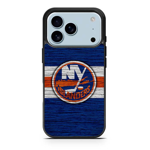 New York Islanders Wooden Pattern iPhone 17 Pro Case