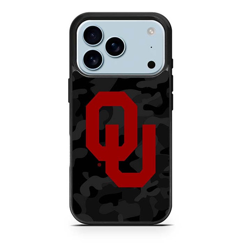 Oklahoma Sooner Camo iPhone 17 Pro Case