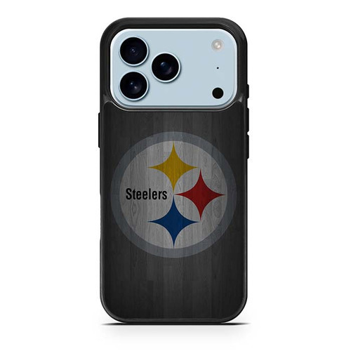 Pittsburgh Steelers Wooden Pattern iPhone 17 Pro Case