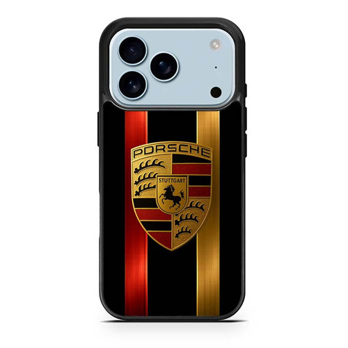 Porsche Golden Red iPhone 17 Pro Case