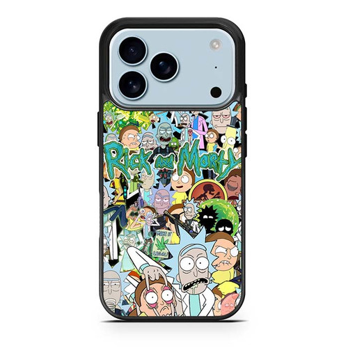 Rick And Morty Collage iPhone 17 Pro Case