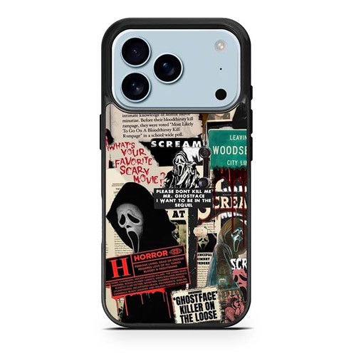 Scream Aesthetic iPhone 17 Pro Case