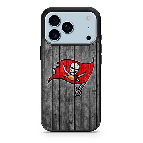 Tampa Bay Buccaneers Wooden Pattern iPhone 17 Pro Case
