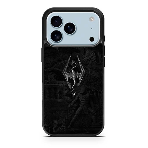 The Elder Scroll V Skyrim Logo iPhone 17 Pro Case