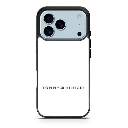 Tommy Hilfiger White iPhone 17 Pro Case