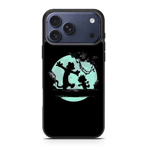 Calvin and Hobbes Play At Night iPhone 17 Pro Max Case