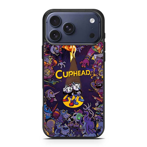 Cuphead and Mugman Inkwell Isle iPhone 17 Pro Max Case