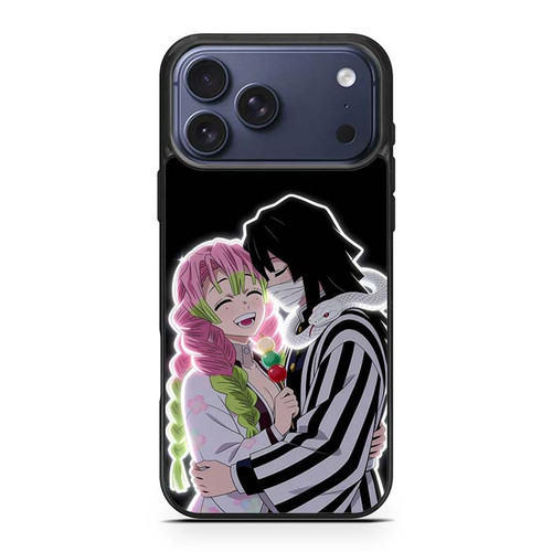 Demon Slayer Obanai Iguro and Mitsuri Kanroji iPhone 17 Pro Max Case