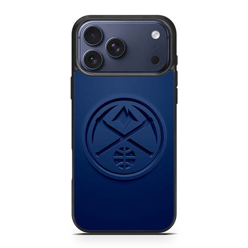 Denver Nuggets Logo Dark Blue iPhone 17 Pro Max Case