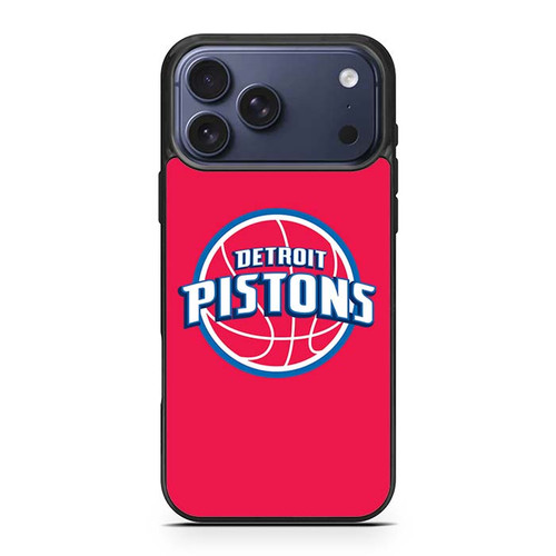 Detroit Pistons Logo iPhone 17 Pro Max Case