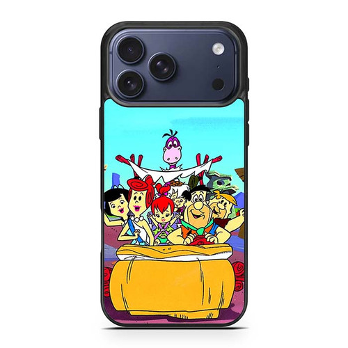 Flintstone Characters iPhone 17 Pro Max Case