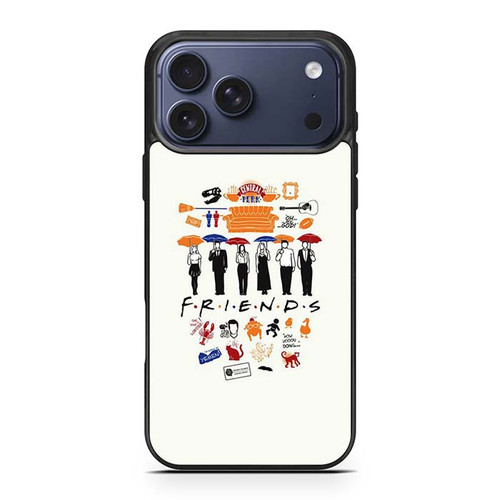 Friends Iconic Things iPhone 17 Pro Max Case