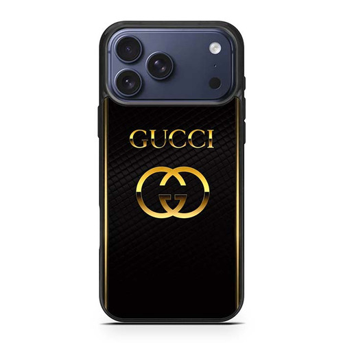 Gucci Gold iPhone 17 Pro Max Case