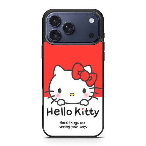 Hello Kitty Quotes iPhone 17 Pro Max Case