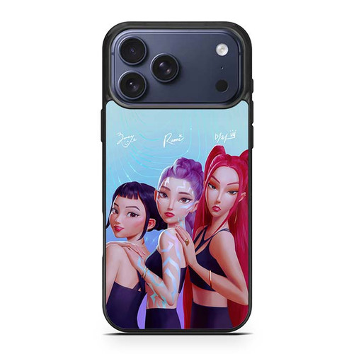 K Pop Demon Hunters Rumi Mira Zoey iPhone 17 Pro Max Case