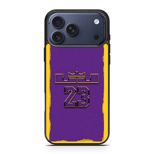 Los Angeles Lakers LeBron James iPhone 17 Pro Max Case