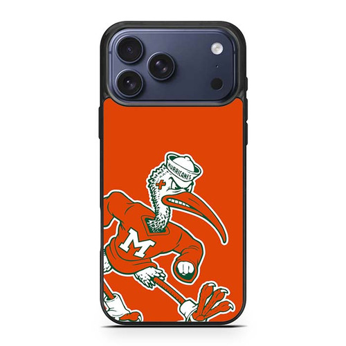 Miami Hurricanes Mascot iPhone 17 Pro Max Case