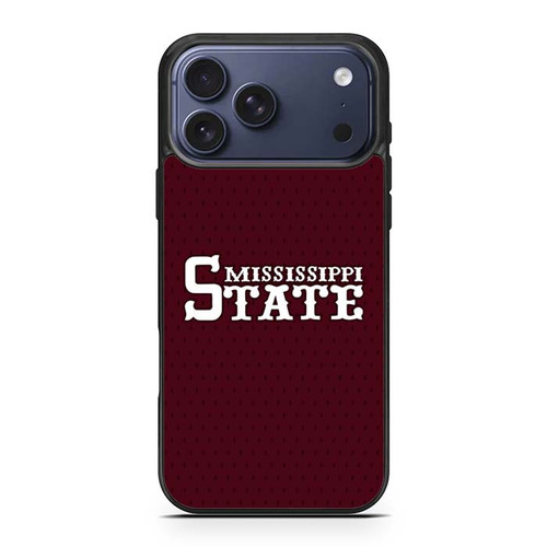 Mississippi State Bulldogs Jersey 01 iPhone 17 Pro Max Case