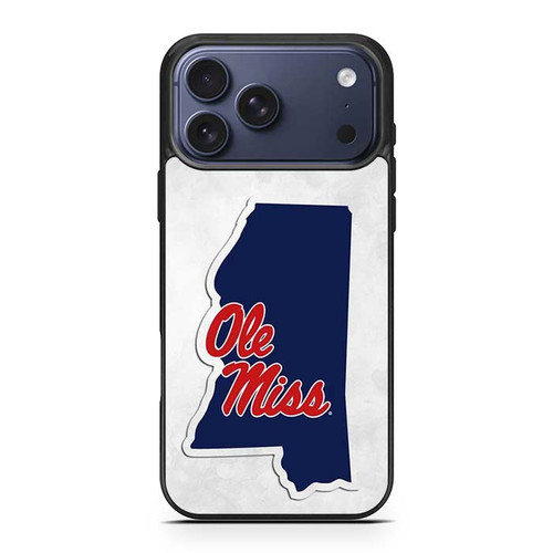 Ole Miss Rebels 05 iPhone 17 Pro Max Case