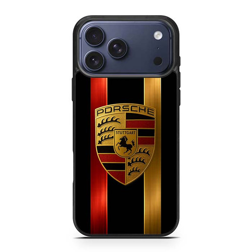 Porsche Golden Red iPhone 17 Pro Max Case