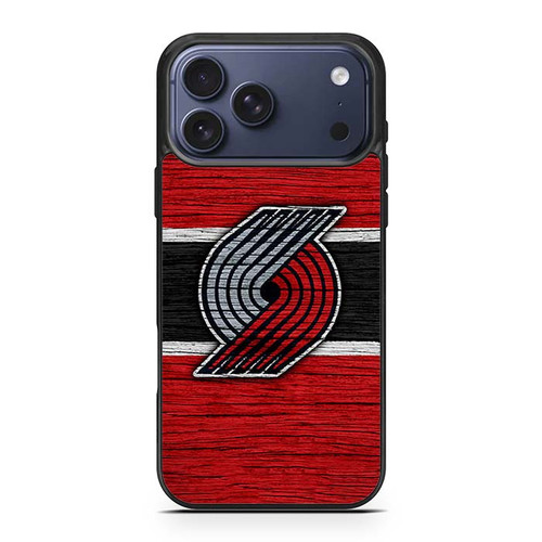 Portland Trail Blazers Wooden Pattern iPhone 17 Pro Max Case