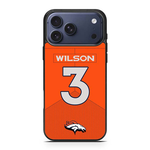 Russell Wilson Denver Broncos iPhone 17 Pro Max Case