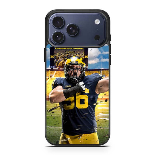 Ryan Glasgow Michigan Wolverines iPhone 17 Pro Max Case