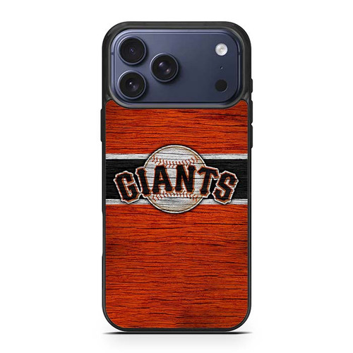 San Francisco Giants Wooden Pattern iPhone 17 Pro Max Case