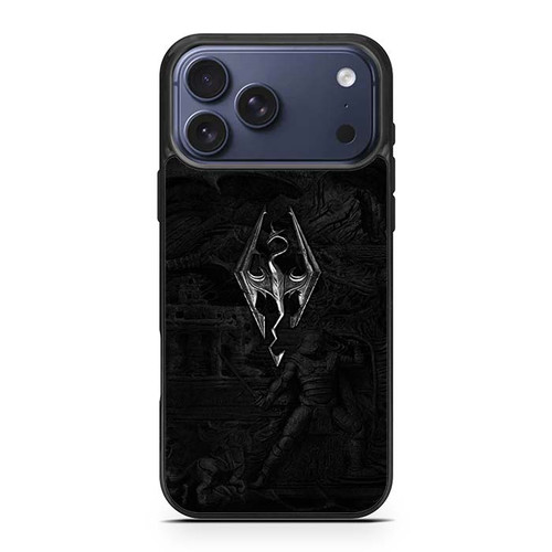 The Elder Scroll V Skyrim Logo iPhone 17 Pro Max Case