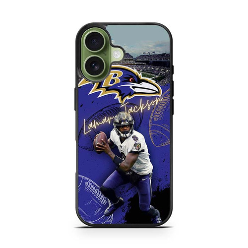 Lamar Jackson Baltimore Ravens iPhone 17 Case