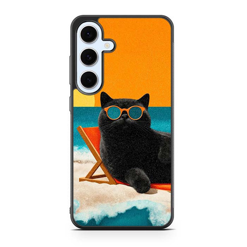 Chill Like a Cat Samsung Galaxy S24 Case