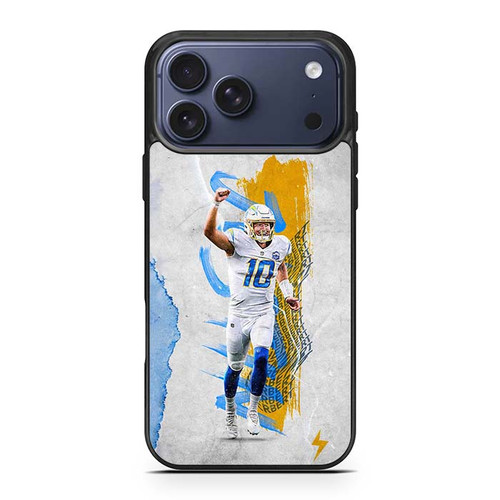 Justin Herbert Los Angeles Chargers iPhone 17 Pro Max Case